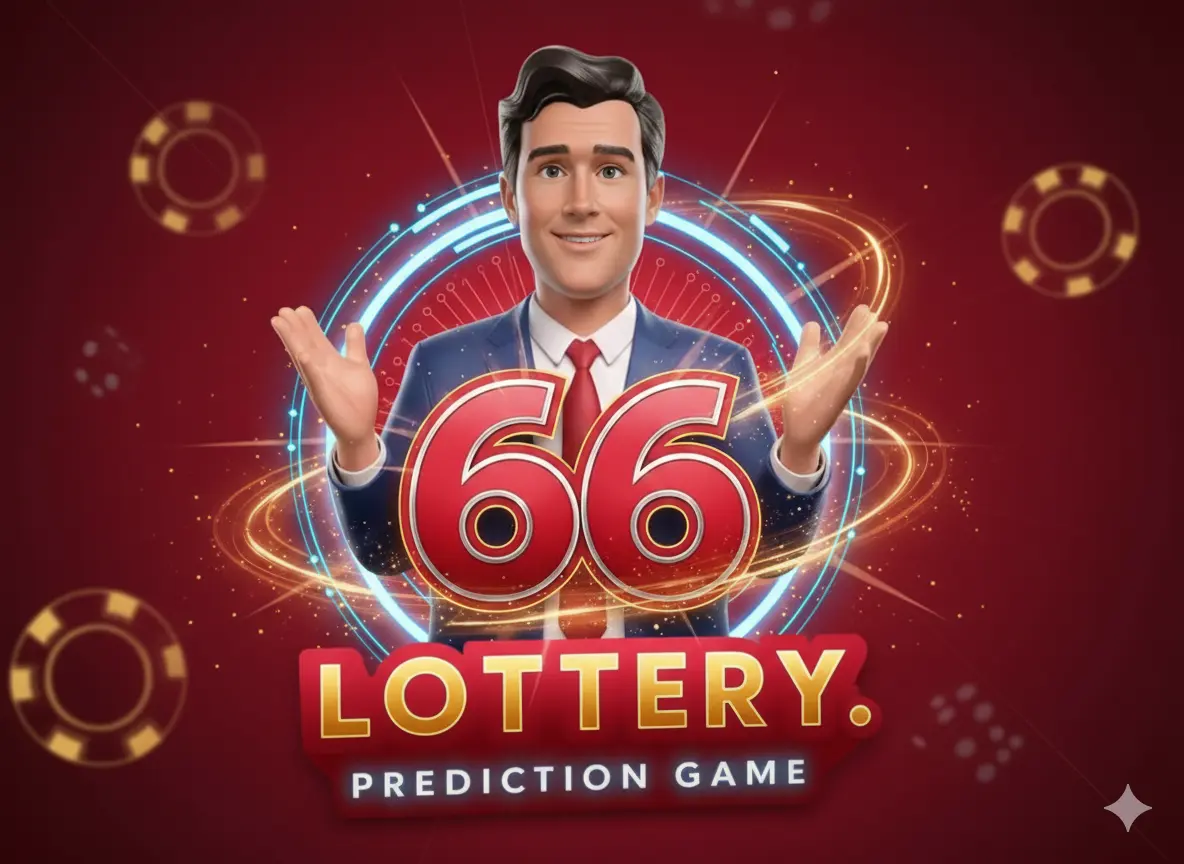 66 Lottery platform interface showing games and features