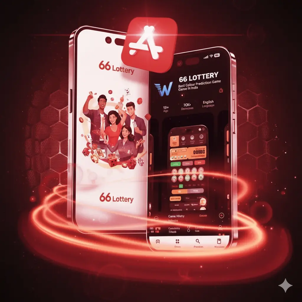 66 Lottery Android app download screen